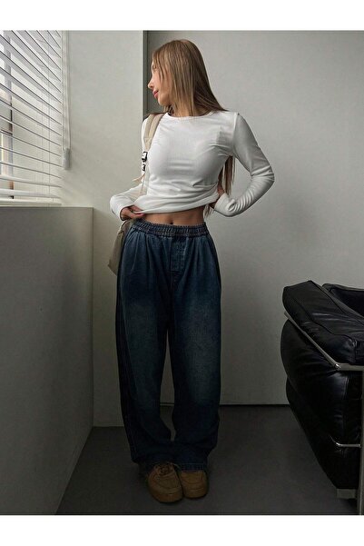 Jose Clothing Γυναικεία μπλούζα με μακρύ μανίκι από βισκόζη σε ανοιχτό λευκό χρώμα