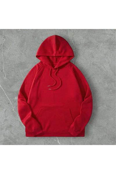 Butik Unisex Oversize Hooded Cotton Sweatshirt - 3 Thread