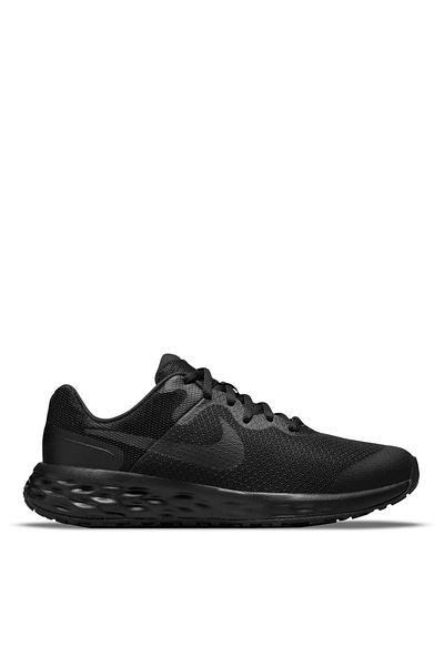 Nike Παιδικά μαύρα - γκρι - ασημί παπούτσια περπατήματος DD1096-001 NIKE REVOLUTION 6 NN (GS