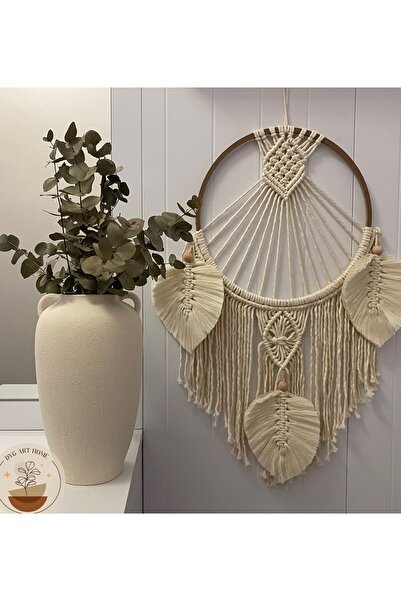 DygArtHome Seramik Dokulu Kulplu Oval Vazo (27 Cm )