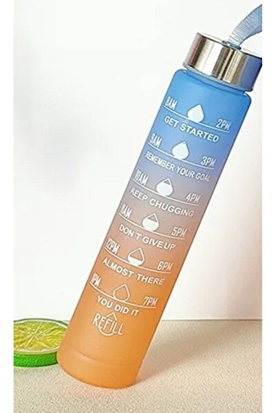 K&G Boutique Premium Motivasyonel Su Matarası Su Şişesi 300ml Tritan Okul Su Şişesi Bpa Içermez Suluk