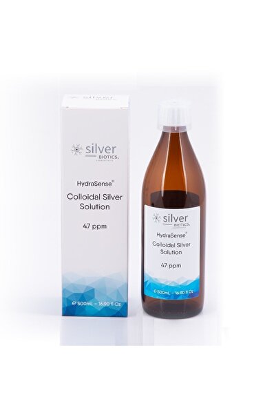 silverBIOTICS Gümüş Suyu 47 Ppm 500ml Cam Şişe Hydrasense Kolloidal