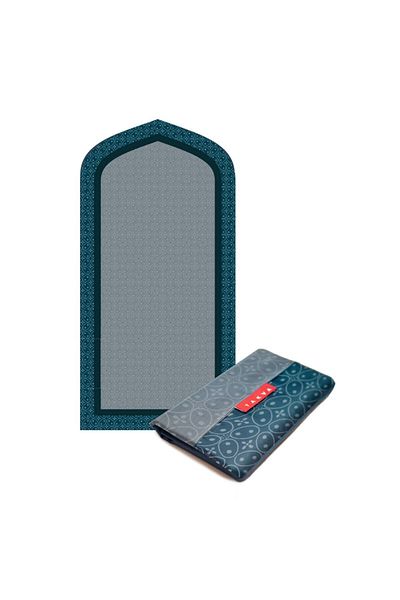 TAKVA Foldable Pocket Prayer Rug - Portable Prayer Holder, Indomalaya for Travel
