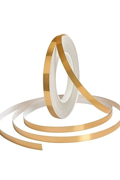 AYACO Fayans Arası Yapışkanlı Folyo Derz Bandı Şerit Bant Gold 0,5 Cm 50 Metr...