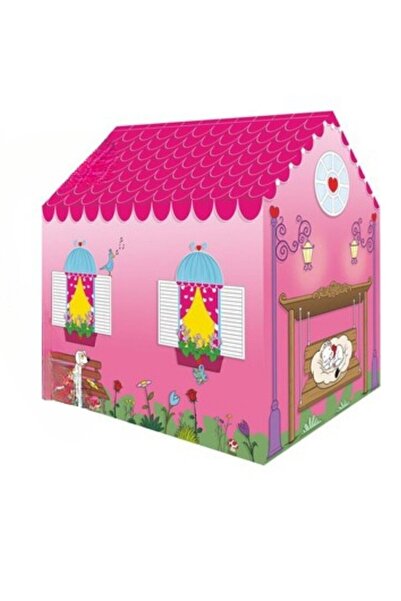 PORLİSTAN Oyun Çadırı Kız Çocuk Oyun Evi. Pembe Kız Oyun Çadırı