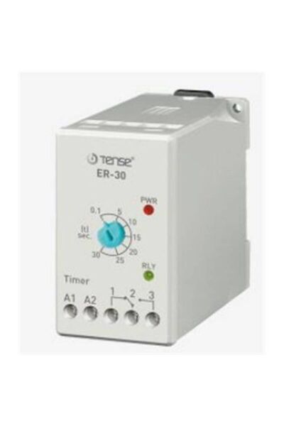 TENSE Er-30 Zaman Rölesi 0,1 - 30 Saniye Ayarlanabilir