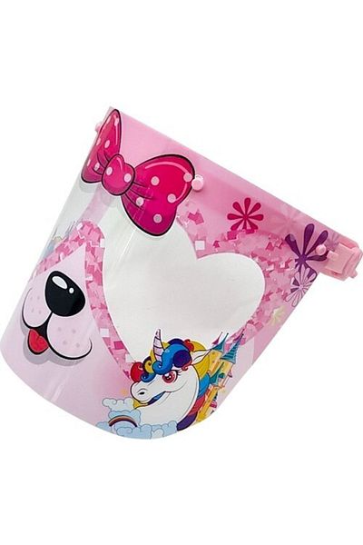 moots Unicorn Patterned Girl's Face Visor - Protection and Stylish Design