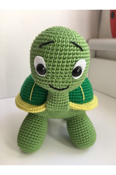 Kukaoyuncak Amigurumi Oyuncak Kaplumbağa Tospik 15 Cm