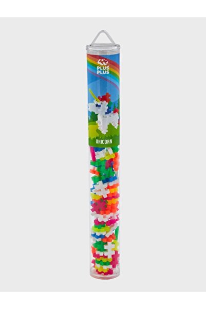 TOYFEST Plus - Plus Minecraft Temalı Silindir Kutuda Unicorn Lego Yapı Oyuncağı ( 100 Parça ) 4109