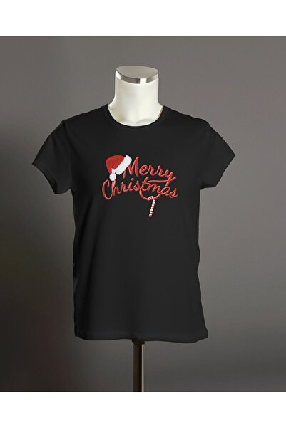 Hediyenza تي شيرت Merry Christmas للجنسين للبالغين والأطفال بأكمام قصيرة