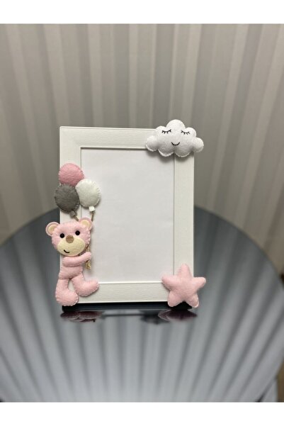 atölye ay ışığı Bebek Odası Çerçeve Açık Pembe Ayıcıklı