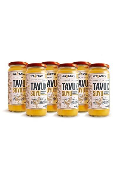 Veg&Bones Tavuk Suyu 480mlx6 Adet