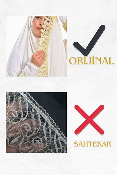 Şahane Ρούχα Προσευχής Δαντέλα 2 τεμαχίων