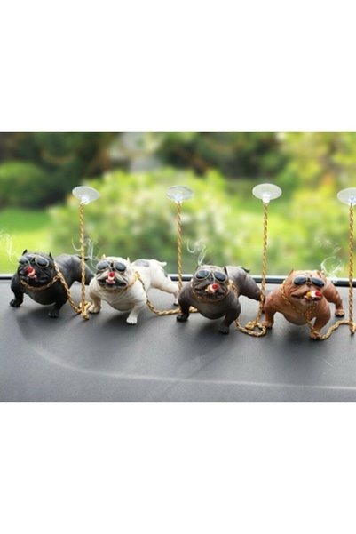 Universal Pitbull Torpedo Mascot Black Color. Pitbull Torpedo Ornament