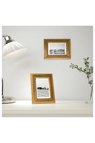 IKEA Gold Color Verserum Frame - Picture Frame - 10x15 Cm