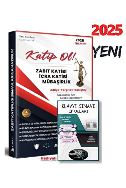 Liyakat Yayınları GÜNCEL-2025-ZABIT KATİPLİĞİ-İCRA KATİPLİĞİ-MÜBAŞİRLİK-YENİ ...