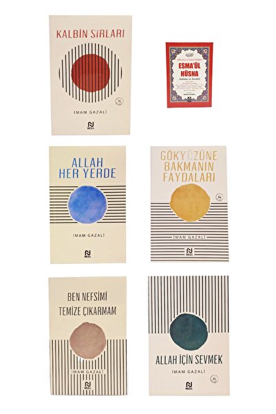 Nesil Yayınları İmam Gazali Seti 5 Kitap Gökyüzüne Bakmanın Faydaları Ve Esma...