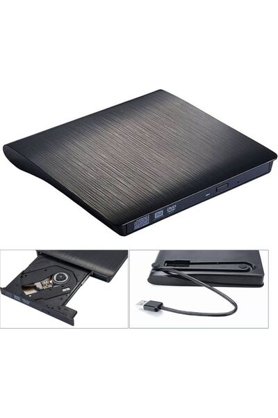 KENLY USB 3.0 Harici DVD RW CD/DVD Yazıcı Okuyucu – Ultra İnce Taşınabilir Op...