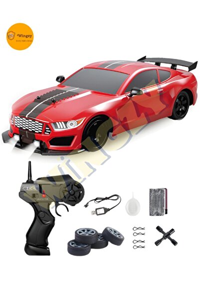 Wingzy Uzaktan Kumandalı Drift Arabası, 4 Çeker Sesli Işıklı Buhar Çıkartan R...