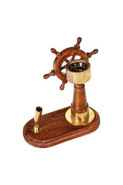 Vitale Patna Compass Rudder Pen Holder 12x15 Cm Ak.du0022