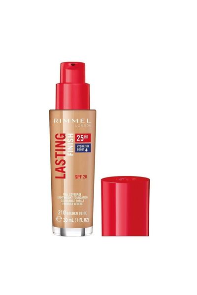 RIMMEL LONDON Fondöten - Lasting Finish Foundation 210 Gold Beige 30 Ml