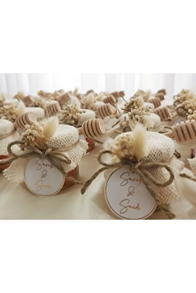 btlcrafts Hediyelik Bal Kavanozu Söz, Nişan, Nikah, Doğum Günü Hediyeliği
