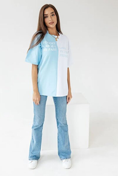 uyguntarz Unisex-T-Shirt mit „Forget Live“-Aufdruck in Übergröße