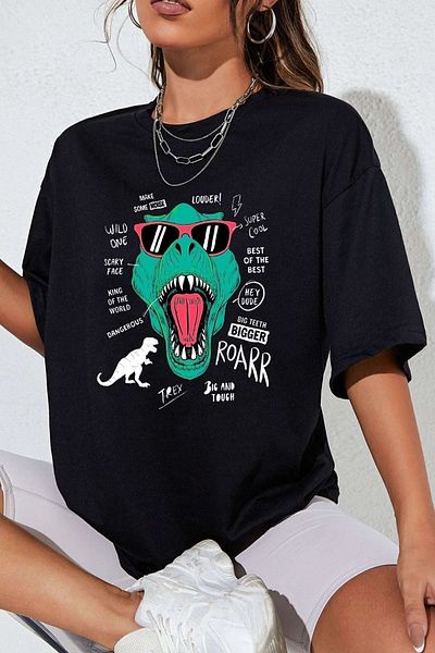 uyguntarz Unisex T-shirt με στάμπα Rex