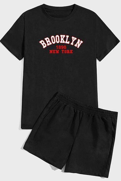 uyguntarz Σετ σορτς Brooklyn Print