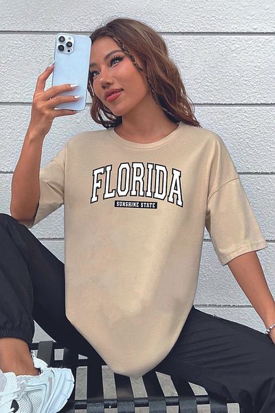 uyguntarz Μπλουζάκι Unisex Florida Printed Design