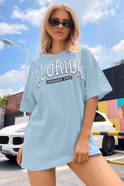 uyguntarz Μπλουζάκι Unisex Florida Printed Design