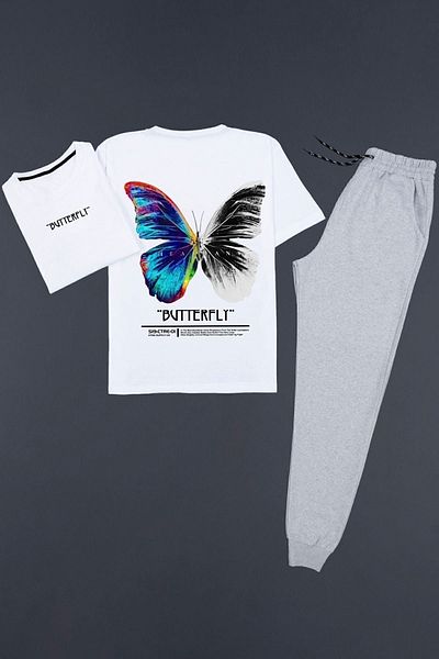 trendypassion Σετ φόρμας Unisex με στάμπα Πεταλούδας