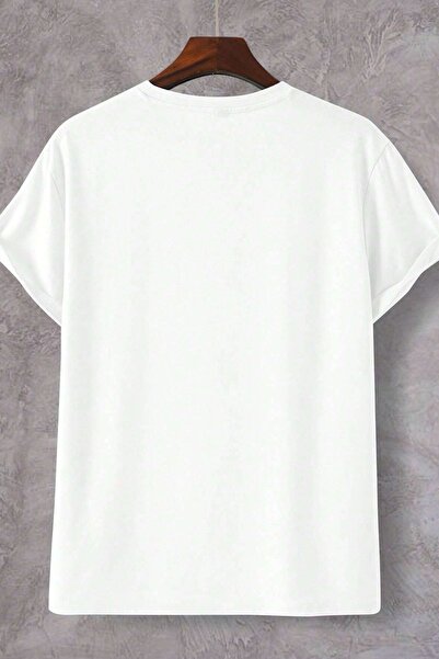 uyguntarz Bedrucktes Oversize-T-Shirt „La California 1987“ für Herren