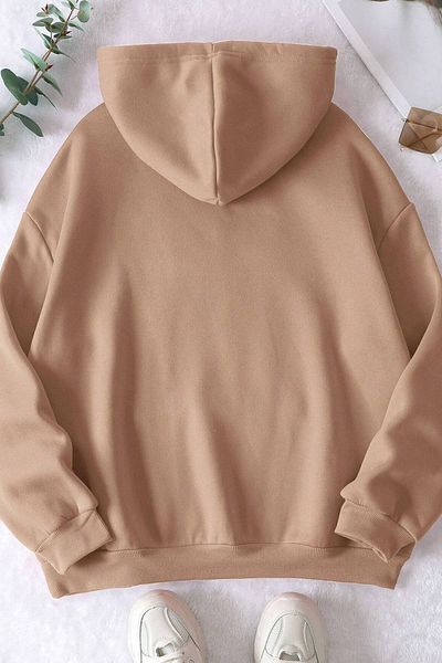 uyguntarz Unisex φούτερ με στάμπα Panda Oversize