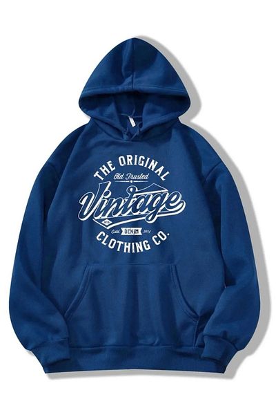 uyguntarz Oversize mikina s vintage potiskem
