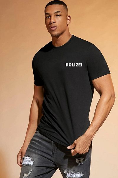 uyguntarz Μπλουζάκι Unisex Polizei Printed