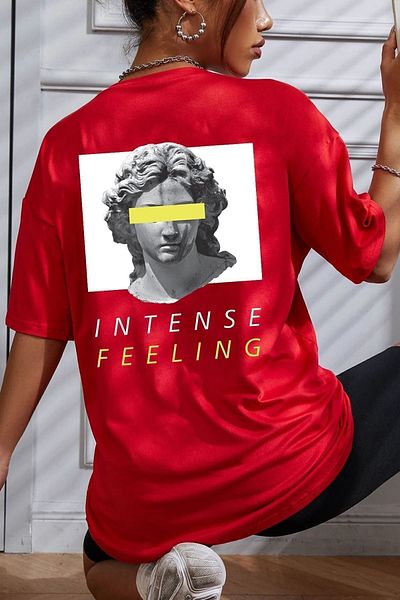 uyguntarz Ästhetisch bedrucktes Unisex-T-Shirt