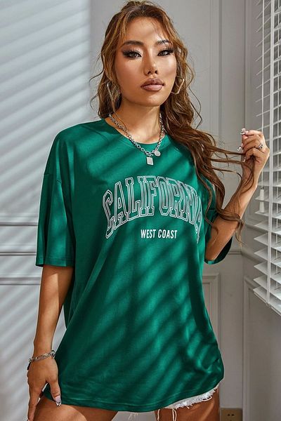 uyguntarz Uniszex California West Coast nyomtatott design póló