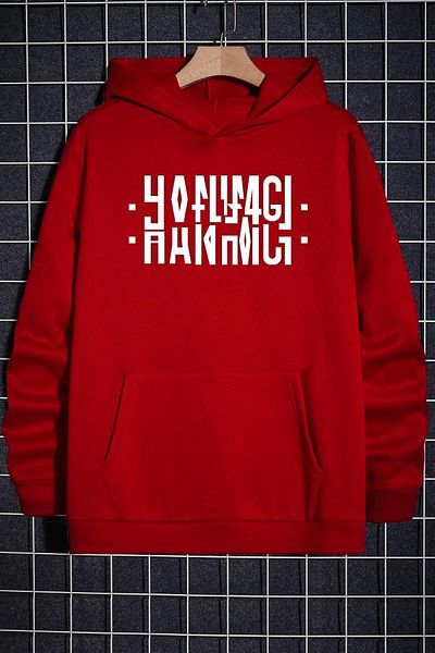 uyguntarz Hanımcı Писмена сгъната суичър