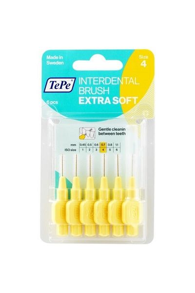 TePe Blister Extra Yellow 6 Pieces