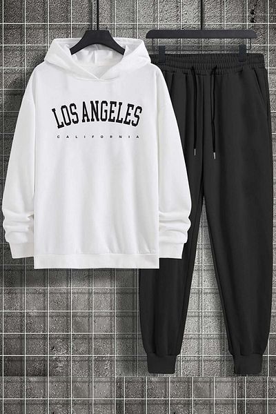 uyguntarz Σετ φόρμας Unisex Los Angles printed