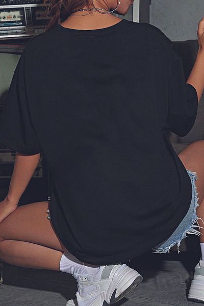 uyguntarz Μπλουζάκι Unisex Pleasure Printed Oversize