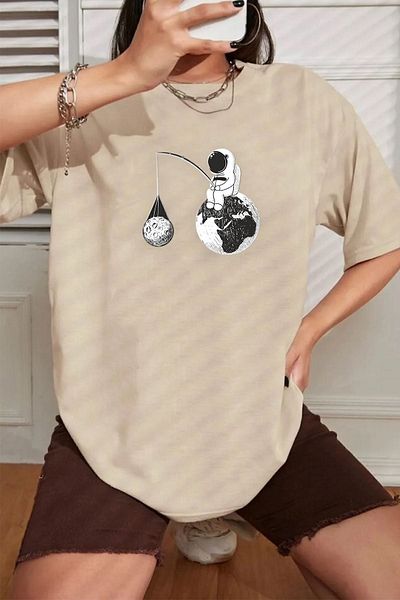 uyguntarz Μπλουζάκι Unisex Space Printed