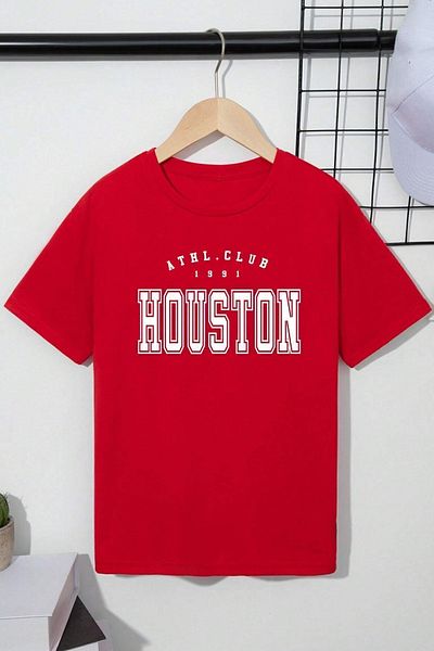 uyguntarz Παιδική μπλούζα Houston Cotton