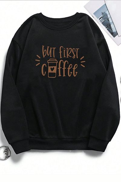 uyguntarz Unisex Φούτερ με λαιμόκοψη με στάμπα γάτα