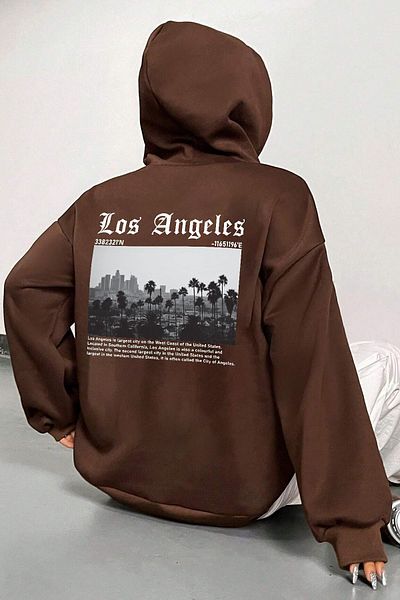 uyguntarz Унисекс суичър с щампи Los Angles