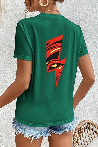 uyguntarz Μπλουζάκι Unisex Lightning Printed