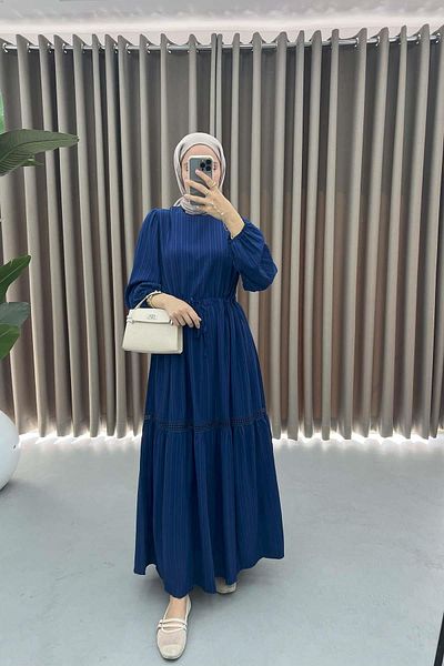 Taba Lace Detailed Stylish Dress