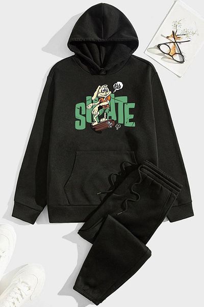 uyguntarz Σετ φόρμας Unisex All Day Rabbit Printed