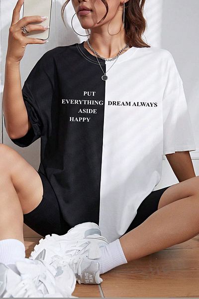 uyguntarz Μπλουζάκι Unisex Everything Printed Oversize